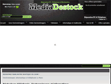 Tablet Screenshot of media-destock.com